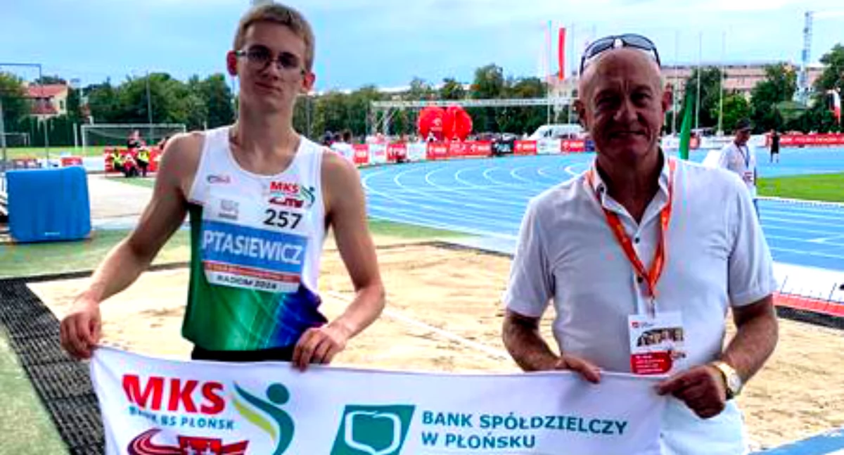 lekkoatletyka, Srebro Jakuba Ptasiewicza mistrzostwach Polski - zdjęcie, fotografia