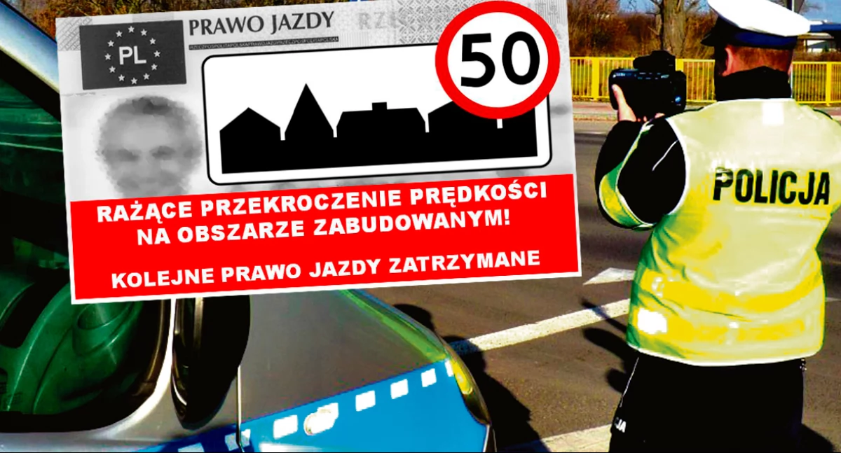 policja na drodze, Stracił prawko Arcelinie przypadek - zdjęcie, fotografia