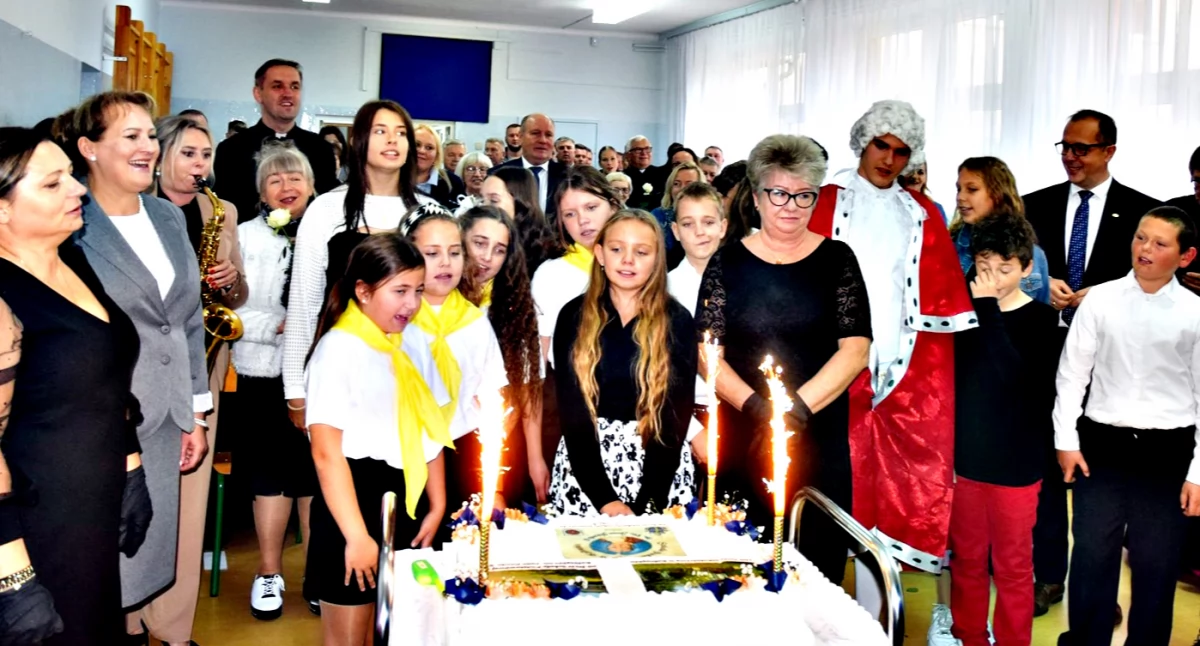 jubileusze, Jubileuszowe trojaczki świętowane Kołoząb - zdjęcie, fotografia