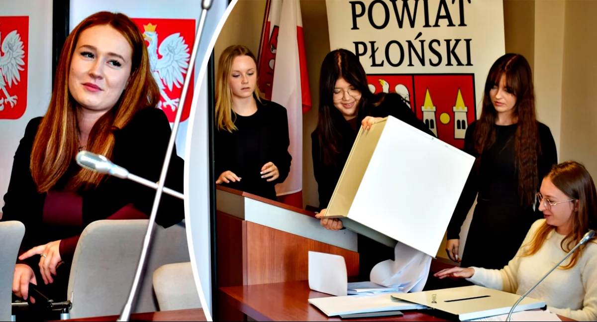 samorząd, Inauguracja kadencji młodzieżowej powiatu Izabela Kopczyńska ponownie przewodniczącą - zdjęcie, fotografia
