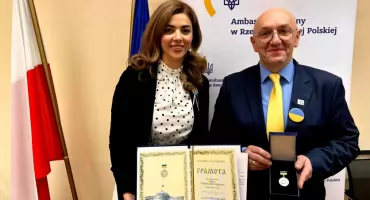 Wielkie wyróżnienie dla Sławomira Jarosławskiego - odznaczenie za pomoc Ukrainie