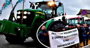 Ciąg dalszy protestów rolników - tym razem Baboszewo