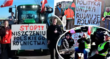 Dwudobowa blokada - kolejna odsłona protestu naszych rolników
