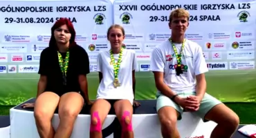 Złoto Nikoli, dwa srebra Oli i brąz Bartka na Ogólnopolskich Igrzyskach LZS