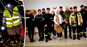 Niezwykle udane - i do powtórzenia - nocne grzybobranie z OSP Idzikowice