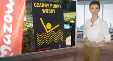 Informacje z Mazowsza o bezpieczeństwie nad wodą i czarnych punktach wodnych